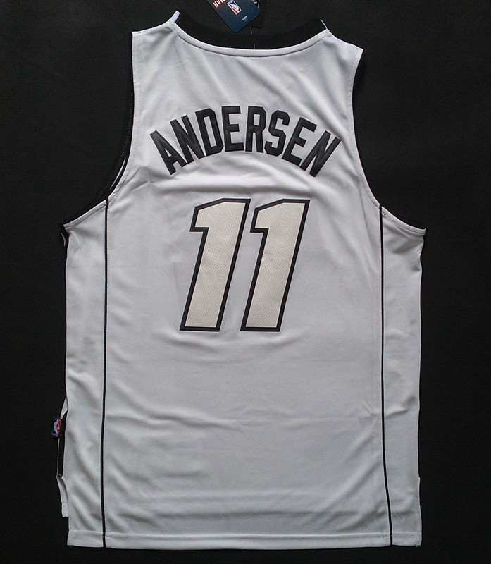  NBA Miami Heat 11 Chris Andersen New Revolution 30 Swingman White 2012 2013 New Season Jerseys